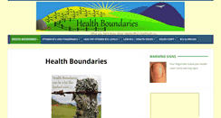 Desktop Screenshot of health-boundaries.com